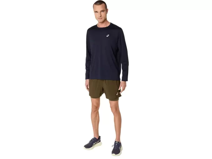 ASICS SILVER 2N1 5IN SHORT ASICS SILVER 2N1 5IN SHORT