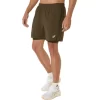 ASICS SILVER 2N1 7IN SHORT ASICS SILVER 2N1 7IN SHORT