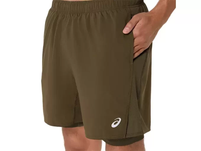 ASICS SILVER 2N1 7IN SHORT ASICS SILVER 2N1 7IN SHORT