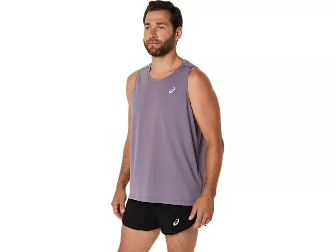 ASICS SILVER SINGLET ASICS SILVER SINGLET