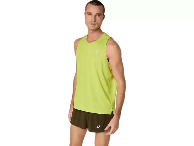 ASICS SILVER SINGLET ASICS SILVER SINGLET