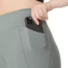 Colanți 7/8 cu talie înaltă și nervuri pentru femei Colanți 7/8 cu talie înaltă și nervuri pentru femei