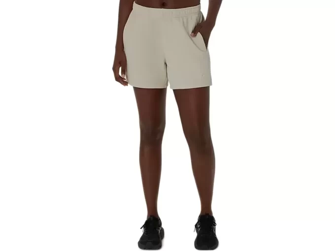 Pantaloni scurți French Terry de 5 inch pentru femei Pantaloni scurți French Terry de 5 inch pentru femei