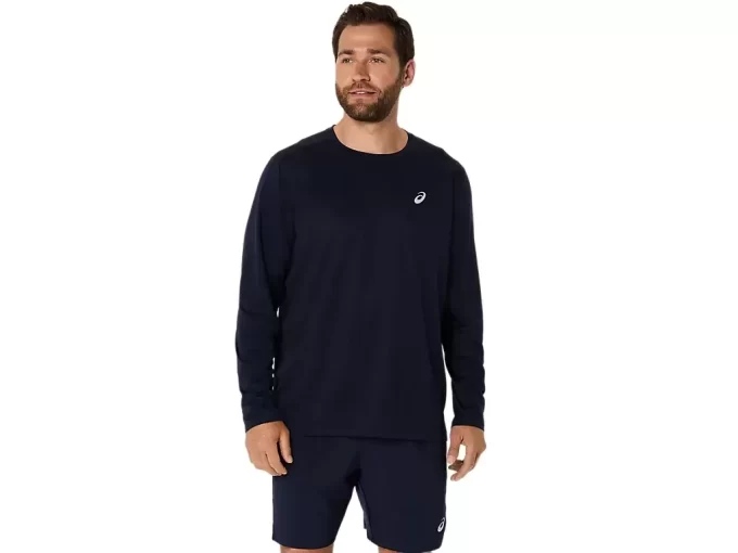 TOP ASICS ARGINTIU CU MÂNECĂ LUNGĂ