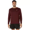 TOP ASICS ARGINTIU CU MÂNECĂ LUNGĂ