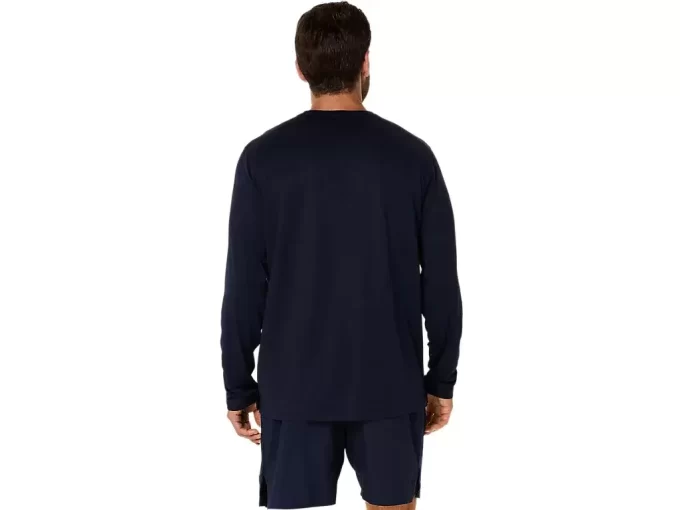 TOP ASICS ARGINTIU CU MÂNECĂ LUNGĂ