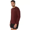 TOP ASICS ARGINTIU CU MÂNECĂ LUNGĂ