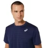 TOP BĂRBĂTEȘTI CU MÂNECĂ SCURTĂ ȘI DUNGI COURT TOP BĂRBĂTEȘTI CU MÂNECĂ SCURTĂ ȘI DUNGI COURT