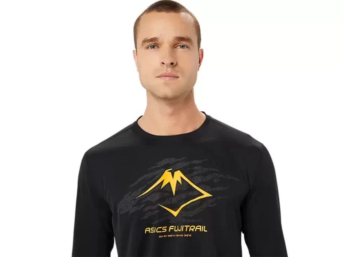 TOP CU MÂNECĂ LUNGĂ ȘI LOGO FUJITRAIL