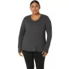TOP CU MÂNECĂ LUNGĂ PENTRU DAMĂ, COLOR HEATHER TOP CU MÂNECĂ LUNGĂ PENTRU DAMĂ, COLOR HEATHER