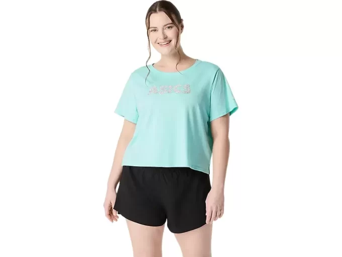 TOP CU MÂNECĂ SCURTĂ ASICS DAISY CROP PENTRU DAMĂ TOP CU MÂNECĂ SCURTĂ ASICS DAISY CROP PENTRU DAMĂ