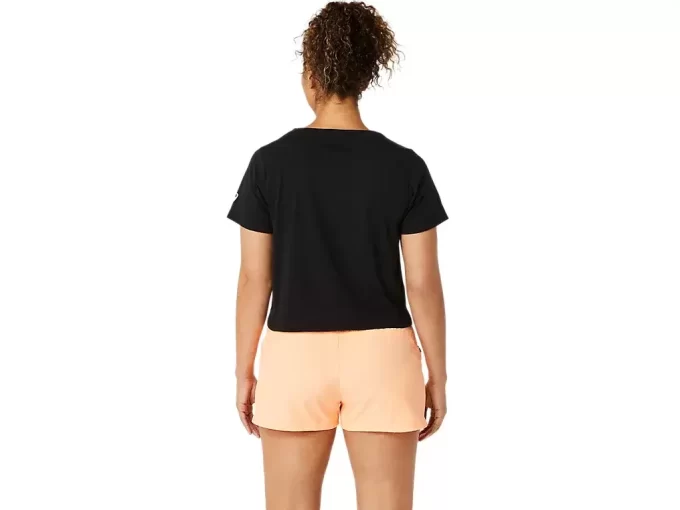 TOP CU MÂNECĂ SCURTĂ ASICS DAISY CROP PENTRU DAMĂ TOP CU MÂNECĂ SCURTĂ ASICS DAISY CROP PENTRU DAMĂ