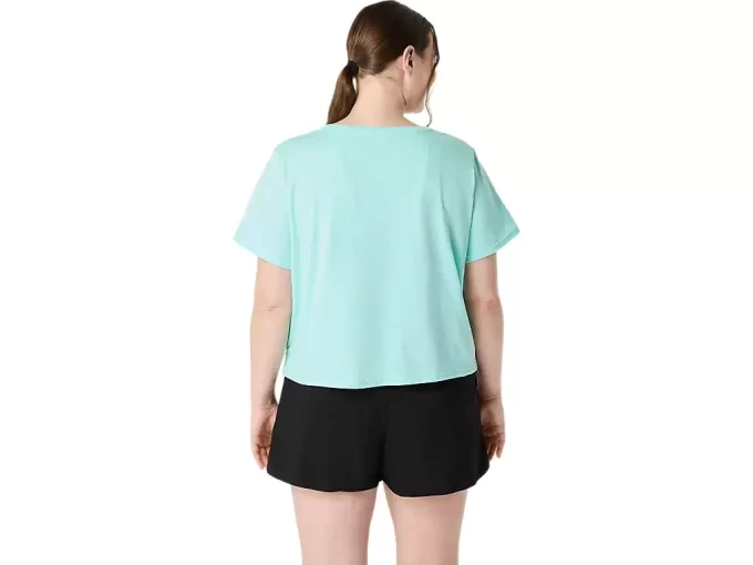 TOP CU MÂNECĂ SCURTĂ ASICS DAISY CROP PENTRU DAMĂ TOP CU MÂNECĂ SCURTĂ ASICS DAISY CROP PENTRU DAMĂ