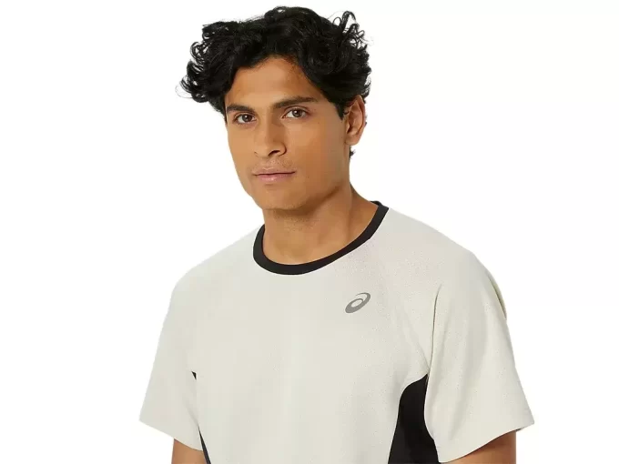 TOP CU MÂNECĂ SCURTĂ DIN TRICOT ACTIBREEZE TOP CU MÂNECĂ SCURTĂ DIN TRICOT ACTIBREEZE