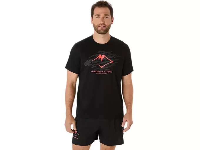 TOP CU MÂNECĂ SCURTĂ ȘI LOGO FUJITRAIL TOP CU MÂNECĂ SCURTĂ ȘI LOGO FUJITRAIL