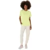 TOP CU MÂNECĂ SCURTĂ JACQUARD ACTIBREEZE TOP CU MÂNECĂ SCURTĂ JACQUARD ACTIBREEZE