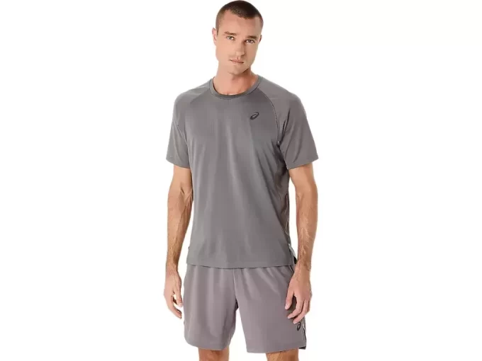 TOP CU MÂNECĂ SCURTĂ JACQUARD ACTIBREEZE TOP CU MÂNECĂ SCURTĂ JACQUARD ACTIBREEZE