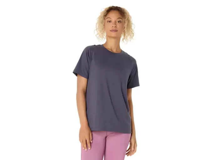 TOP CU MÂNECĂ SCURTĂ JACQUARD ACTIBREEZE TOP CU MÂNECĂ SCURTĂ JACQUARD ACTIBREEZE