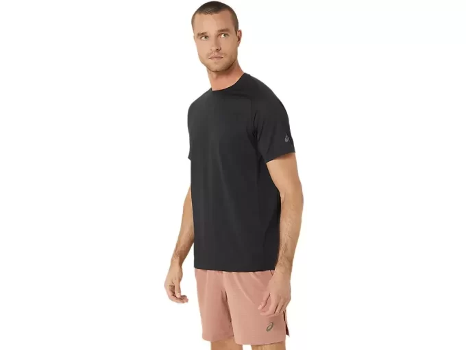 TOP CU MÂNECĂ SCURTĂ JACQUARD ACTIBREEZE TOP CU MÂNECĂ SCURTĂ JACQUARD ACTIBREEZE
