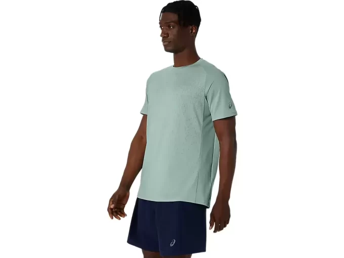 TOP CU MÂNECĂ SCURTĂ JACQUARD ACTIBREEZE TOP CU MÂNECĂ SCURTĂ JACQUARD ACTIBREEZE