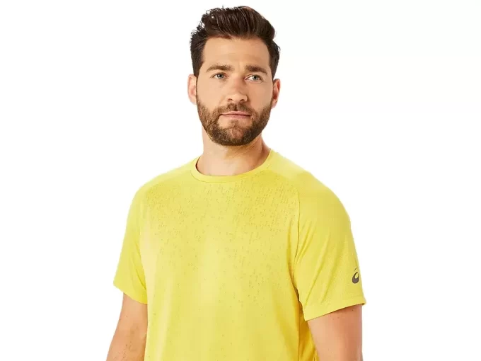 TOP CU MÂNECĂ SCURTĂ JACQUARD ACTIBREEZE TOP CU MÂNECĂ SCURTĂ JACQUARD ACTIBREEZE