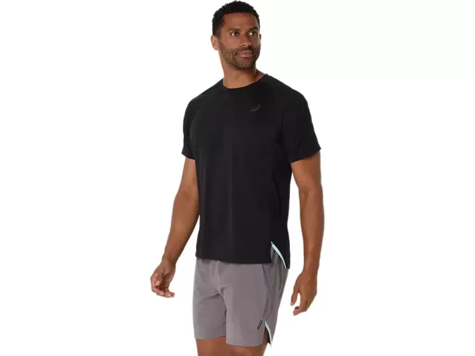 TOP CU MÂNECĂ SCURTĂ JACQUARD ACTIBREEZE TOP CU MÂNECĂ SCURTĂ JACQUARD ACTIBREEZE