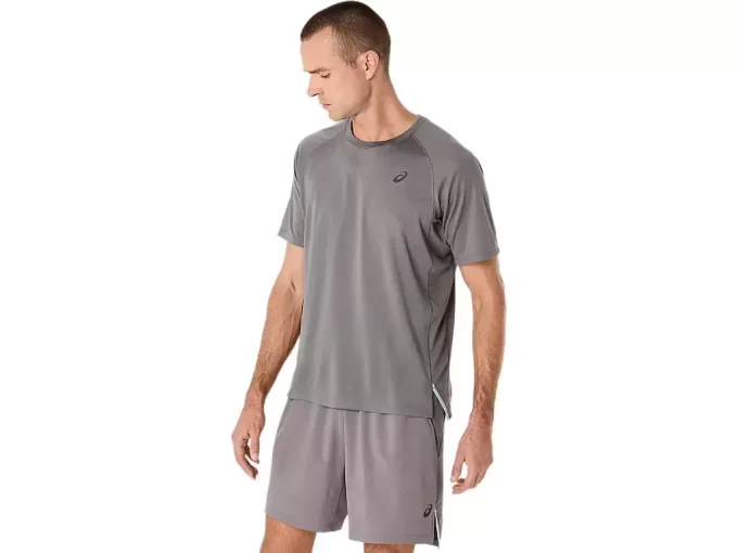TOP CU MÂNECĂ SCURTĂ JACQUARD ACTIBREEZE TOP CU MÂNECĂ SCURTĂ JACQUARD ACTIBREEZE