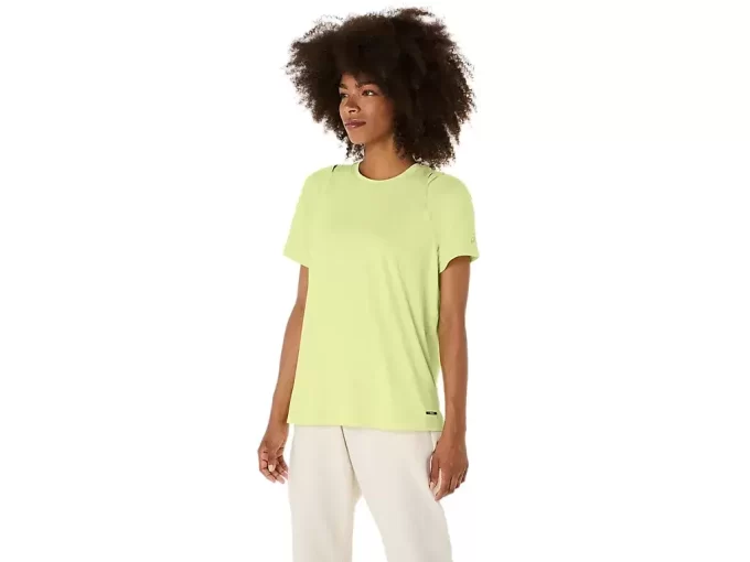 TOP CU MÂNECĂ SCURTĂ JACQUARD ACTIBREEZE TOP CU MÂNECĂ SCURTĂ JACQUARD ACTIBREEZE