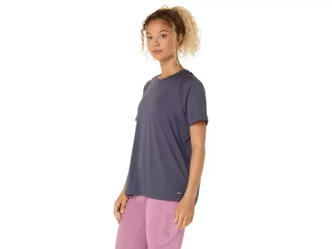 TOP CU MÂNECĂ SCURTĂ JACQUARD ACTIBREEZE TOP CU MÂNECĂ SCURTĂ JACQUARD ACTIBREEZE
