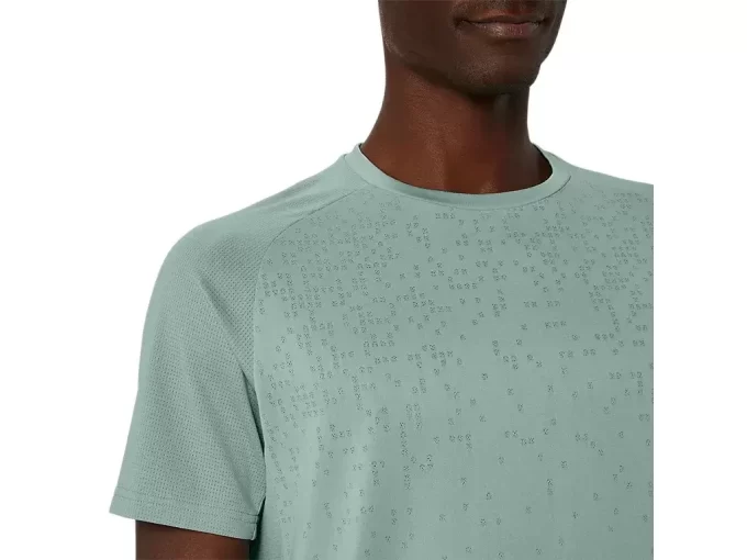 TOP CU MÂNECĂ SCURTĂ JACQUARD ACTIBREEZE TOP CU MÂNECĂ SCURTĂ JACQUARD ACTIBREEZE