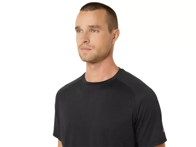 TOP CU MÂNECĂ SCURTĂ JACQUARD ACTIBREEZE TOP CU MÂNECĂ SCURTĂ JACQUARD ACTIBREEZE