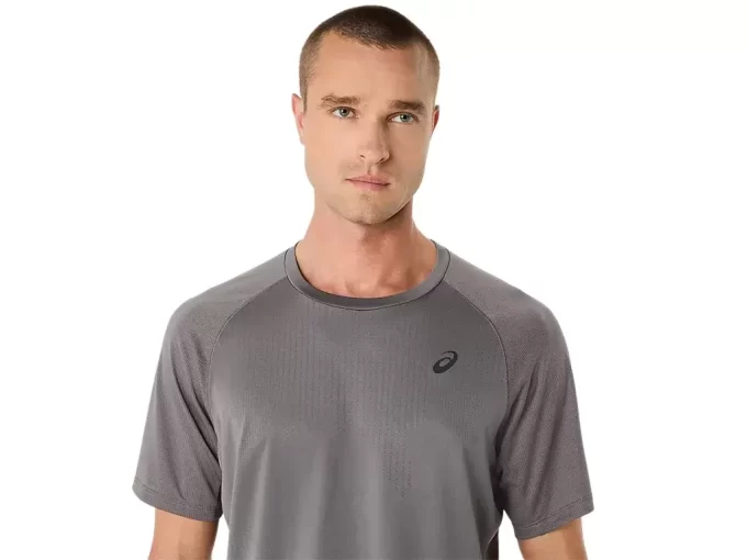 TOP CU MÂNECĂ SCURTĂ JACQUARD ACTIBREEZE TOP CU MÂNECĂ SCURTĂ JACQUARD ACTIBREEZE