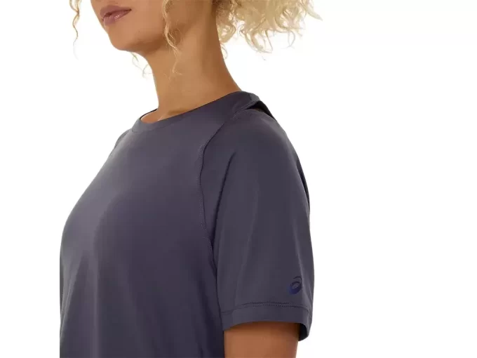 TOP CU MÂNECĂ SCURTĂ JACQUARD ACTIBREEZE TOP CU MÂNECĂ SCURTĂ JACQUARD ACTIBREEZE