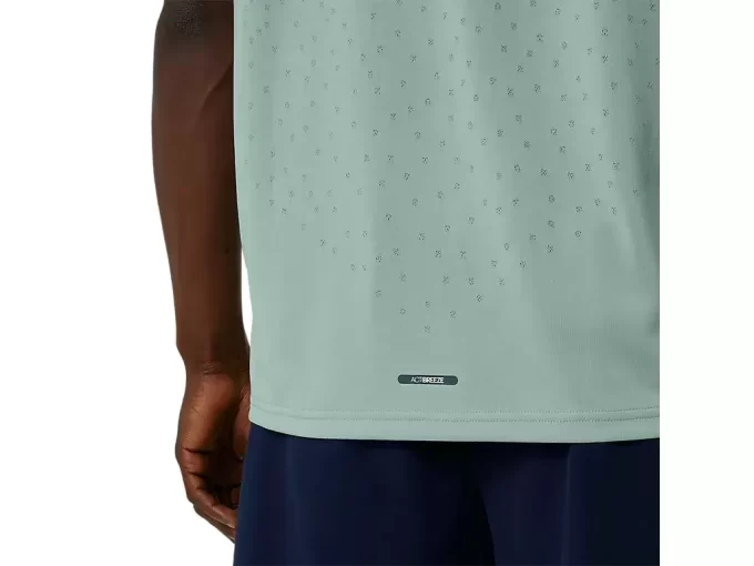 TOP CU MÂNECĂ SCURTĂ JACQUARD ACTIBREEZE TOP CU MÂNECĂ SCURTĂ JACQUARD ACTIBREEZE
