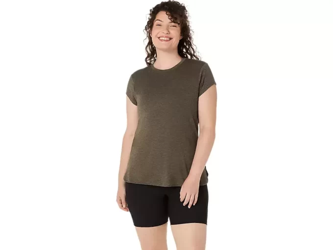 TOP HEATHER CU GÂT ROTUND PENTRU DAMĂ TOP HEATHER CU GÂT ROTUND PENTRU DAMĂ