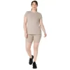TOP HEATHER CU GÂT ROTUND PENTRU DAMĂ TOP HEATHER CU GÂT ROTUND PENTRU DAMĂ