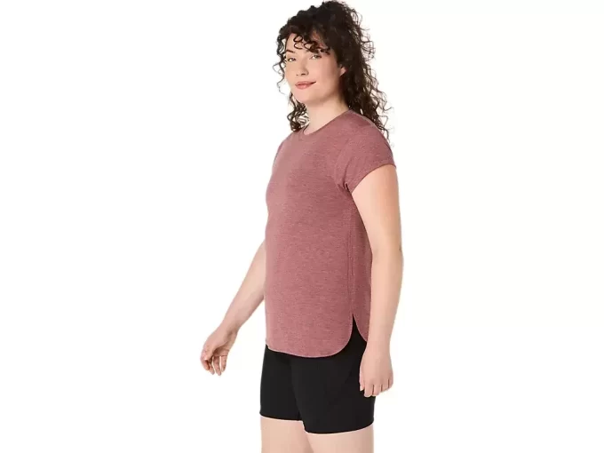 TOP HEATHER CU GÂT ROTUND PENTRU DAMĂ TOP HEATHER CU GÂT ROTUND PENTRU DAMĂ