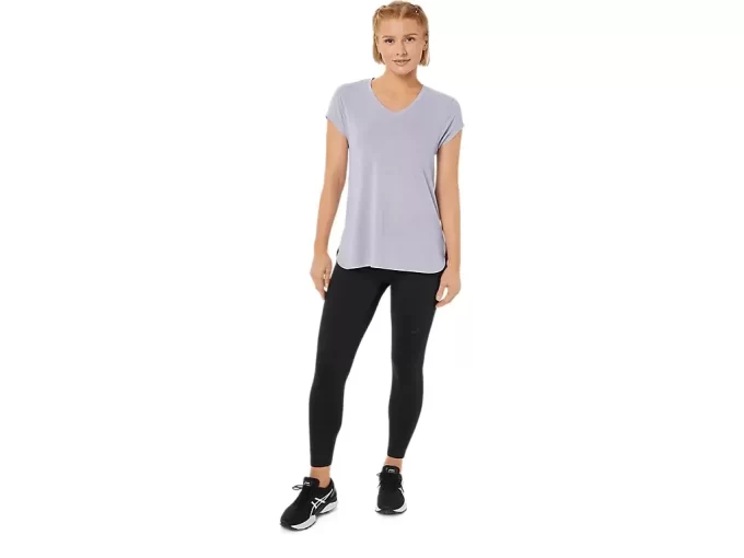 TOP HEATHER CU GÂTELU ÎN V PENTRU DAMĂ TOP HEATHER CU GÂTELU ÎN V PENTRU DAMĂ