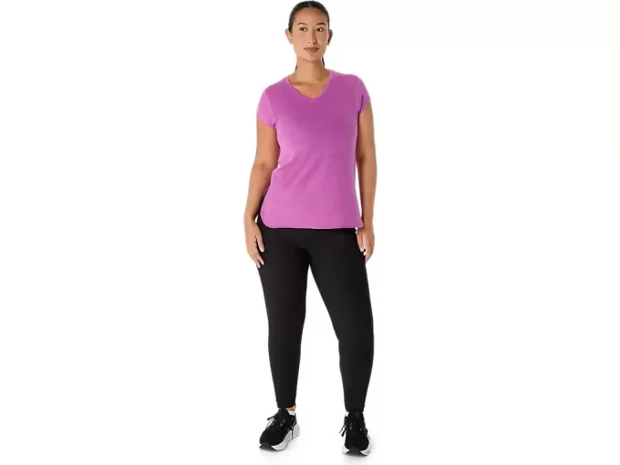 TOP HEATHER CU GÂTELU ÎN V PENTRU DAMĂ TOP HEATHER CU GÂTELU ÎN V PENTRU DAMĂ