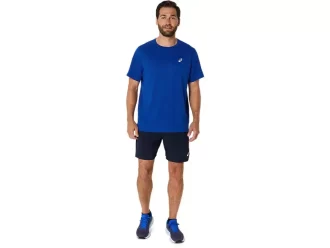 TRICOU ASICS ARGINTIU CU MÂNECĂ SCURTĂ