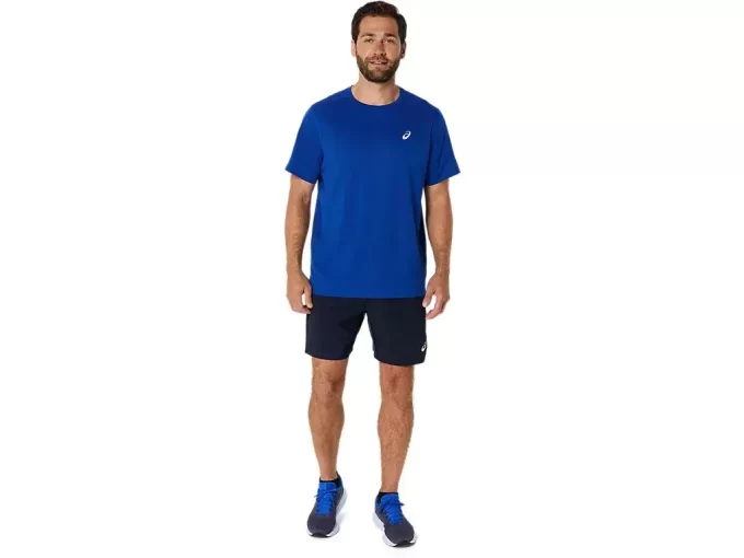TRICOU ASICS ARGINTIU CU MÂNECĂ SCURTĂ