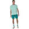 TRICOU ASICS ARGINTIU CU MÂNECĂ SCURTĂ