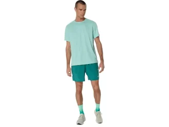 TRICOU ASICS ARGINTIU CU MÂNECĂ SCURTĂ