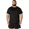 TRICOU ASICS ARGINTIU CU MÂNECĂ SCURTĂ