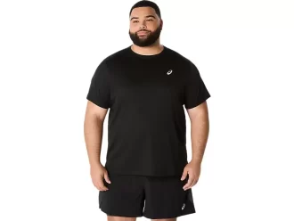 TRICOU ASICS ARGINTIU CU MÂNECĂ SCURTĂ
