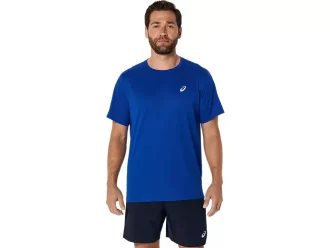 TRICOU ASICS ARGINTIU CU MÂNECĂ SCURTĂ