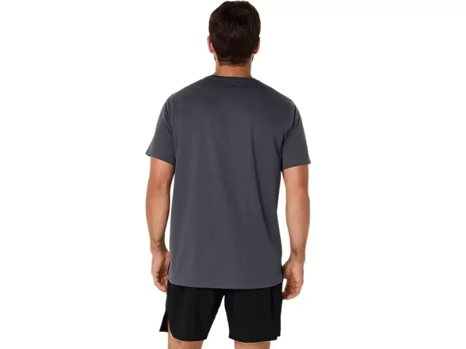 TRICOU ASICS ARGINTIU CU MÂNECĂ SCURTĂ