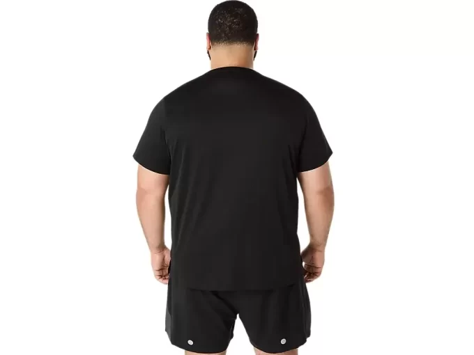 TRICOU ASICS ARGINTIU CU MÂNECĂ SCURTĂ