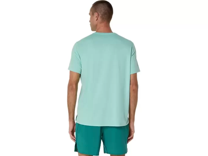TRICOU ASICS ARGINTIU CU MÂNECĂ SCURTĂ