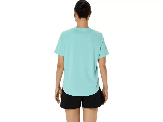 TRICOU ASICS ARGINTIU CU MÂNECĂ SCURTĂ TRICOU ASICS ARGINTIU CU MÂNECĂ SCURTĂ